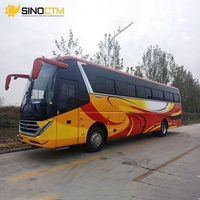 Nouvel autocar touristique électrique de 12 mètres, 52 places, suspension pneumatique, zéro émission, bus de voyage électrique longue distance