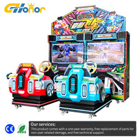 Simulateur de conduite dynamique 2 joueurs Transforming Speedster Car Racing Machine, jeu d'arcade à monnayeur pour centre de jeux