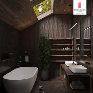 กระเบื้องติดผนัง<span class=keywords><strong>ท</strong></span>ำมือสีดำเม<span class=keywords><strong>ท</strong></span>ัล<span class=keywords><strong>ล</strong></span>ิก กระเบื้องแฮนด์เมดสำหรับห้องครัวสไต<span class=keywords><strong>ล</strong></span>์ล<span class=keywords><strong>อฟ</strong></span><span class=keywords><strong>ท</strong></span>์อุตสาหกรรมและตกแต่งภายในสำนักงานสมัยใหม่ - Product Image 5