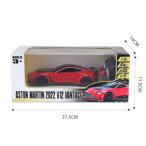 Voiture télécommandée sous licence officielle Cool RC Supercar 1:24 <span class=keywords><strong>Aston</strong></span> <span class=keywords><strong>Martin</strong></span> 2022 V12 Vantage 2.4Ghz avec phares fonctionnels - Product Image 6