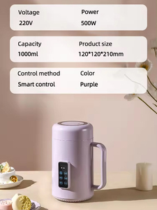 Olla de Cocción Lenta Portátil de 1L para Uso Doméstico, Control Digital de Temperatura, Olla para Arroz, Guisos y Sopas, Taza Calentadora Portátil de 1L - Product Image 2