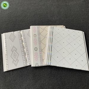 لوحة سقف بلاستيكية من كلوريد البولي فينيل ، ألواح حائط حديثة مربعة ، ألواح جدران داخلية مضادة للماء ، كسوة جدران من الخشب المحبب مقاومة للحريق للشقق الداخلية - Product Image 6