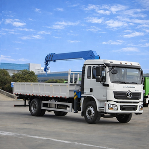 ผู้ผลิตเครนติดรถบรรทุกขายดี รถบรรทุก Shacman L3000 Weichai 4X2 5 ตัน พร้อมเครนแบบ Knuckle Crane - Product Image 1