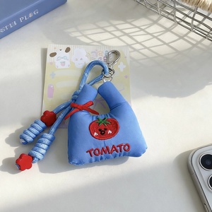 Llavero Ecológico de Peluche 3D Ligero con Cierre de Mosquetón, Adorno para Bolso de Mujer, Mini Bolsa de Compras Portátil de Tela Suave - Product Image 2