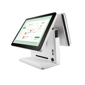 Terminal Punto de Venta con Pantalla Táctil Doble de 15.6 Pulgadas para Clientes, Dispositivo de Caja Registradora para Tiendas Minoristas - Product Image 1