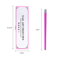 ZRKGEL 6 pièces ongles Stamper stylo ensemble échantillon gratuit vente chaude bricolage manucure imprimer différentes fleurs ongles Graffiti outil Nail Art Stamper