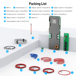 Sistema de gestión de baterías JIKONG JKBMS Li-ion/<span class=keywords><strong>Lifepo4</strong></span>/LTO 16S 48V 8s 24V inversor <span class=keywords><strong>BMS</strong></span> JK 100a/200a - Product Image 3