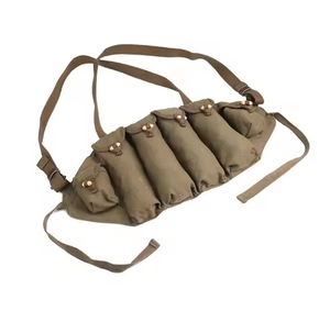 DFTV302 Gilet tactique robuste vert OD avec pochettes pour chargeurs et munitions, pour le tir, le camping, le combat, la chasse et les activités de plein air - Product Image 6