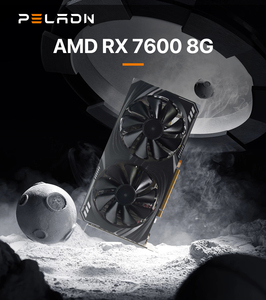 RX7600 8G GDDR6 128Bit PCIe4 GPU, 2250MHz ความเร็วพื้นฐาน/2655MHz บูสต์, การ์ดจอแบบพัดลมคู่ประสิทธิภาพสูง GPU AMD Navi33 พร้อมหน่วยความจำ 8GB GD - Product Image 2