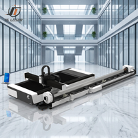 Découpeuse laser à tubes et plaques 3000W 6000W pour acier inoxydable, machine de découpe laser 1530 6025 pour tôles et tubes, pour la fabrication métallique