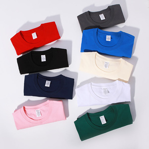 T-shirt Homme en Coton Pur 220G, Coupe Ample, Col Rond, Manches Courtes, Couleur Unie, Vente en Gros Personnalisable - Product Image 5
