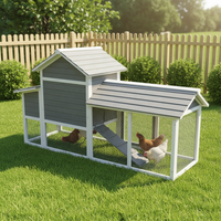 SDC035 En Gros Luxe Personnalisé Étanche Poulailler en Bois pour Poules Pondeuses Niche Écologique