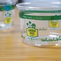 Bol transparent compostable en PLA pour la nourriture et récipient alimentaire à salade écologique à emporter