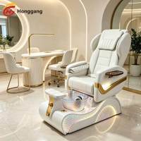 Bassin de pédicure électrique de luxe avec logo personnalisé gratuit, pour salon, avec fonction massage et bain de pieds à remous