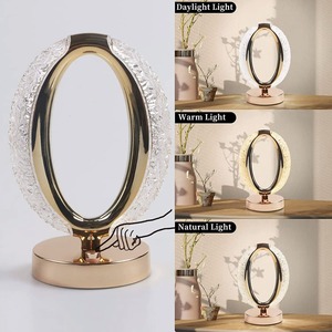 1pcs Morden Style Led Touch Modern Crystal <b>Table</b> Lamp for Bedroom Restaurant Bar <b>Bedside</b> Night Light Rechargeable <b>Table</b> Lamp - Product Image 6