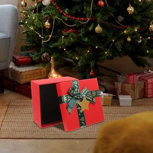 Boîte cadeau de Noël de luxe personnalisée pour coffret cadeau, bijoux, demoiselles d'honneur, mariage, emballage en papier - Product Image 6