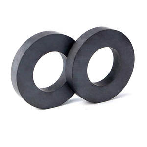 טבעת קשה מגנט פרריט מגנט שחור בגודל גדול למכירה - Product Image 1