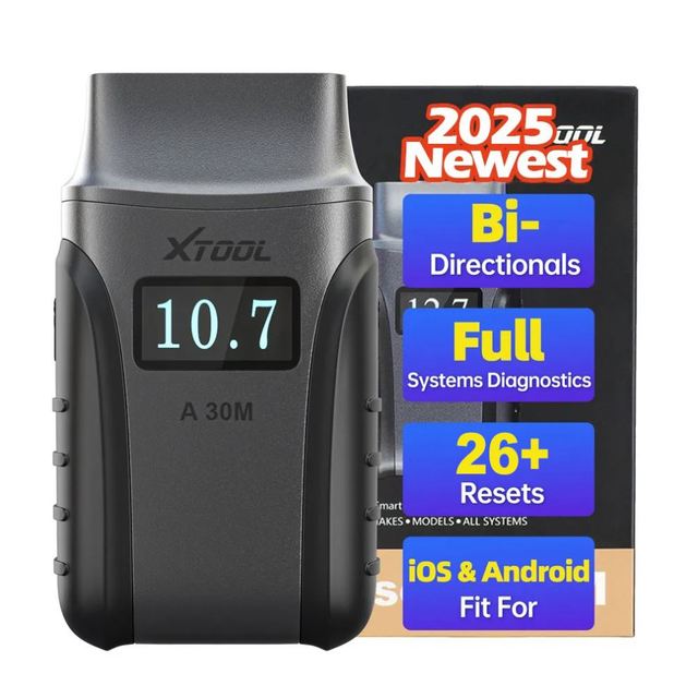 For A30M New Scanner Automotivo Multi Marca 2025 Obd2 Bidirectional 2 Years Free Update Code Reader All Cars