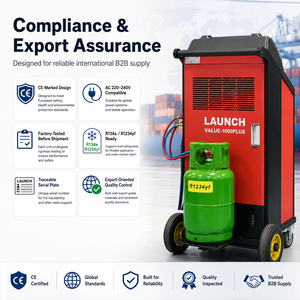 Máquina <span class=keywords><strong>de</strong></span> Recuperación y <span class=keywords><strong>Carga</strong></span> <span class=keywords><strong>de</strong></span> Refrigerante LAUNCH 1000 Plus <span class=keywords><strong>R134a</strong></span>/R1234yf, Doble <span class=keywords><strong>Gas</strong></span>, Recuperación <span class=keywords><strong>de</strong></span> 400g/min, <span class=keywords><strong>Carga</strong></span> <span class=keywords><strong>de</strong></span> 1200g/min, Tanque <span class=keywords><strong>de</strong></span> 12L - Product Image 3