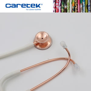 Estetoscopio Médico de Doble Cabeza Color Oro Rosa para Enfermera y Médico, Venta al por Mayor - Product Image 2