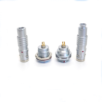 Connecteur circulaire demi-lune série S FFA 3S 4S 5S 6S 7S, fiche mâle droite, fiche femelle en laiton, étanche IP68, pour applications automobiles
