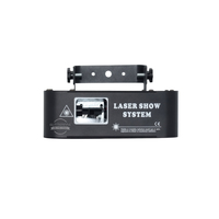 Mini projecteur laser RGB DMX512/sonore 3-en-1 pour effets de scène, DJ, soirées et spectacles en boîte de nuit