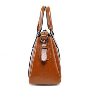 Bolso de Mano de Cuero Genuino OEM para Mujer, Bolsos de Cuero Vacuno - Product Image 3