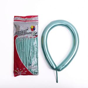 1.8G 100Pcs 260 Metallic Chrome Long Strip Magi Latex Birthday for <b>Decorating</b> <b>Balloons</b> Wholesales - Product Image 6