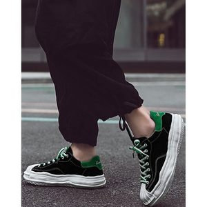 Zapatillas Deportivas de Lona para Hombre FOXA, Color Blanco y Verde, Suela de Goma, Moda Primavera, Zapatos para Caminar - Product Image 6