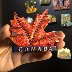 Imanes de nevera personalizados en 3D, imanes de resina 3D de recuerdo turístico para nevera