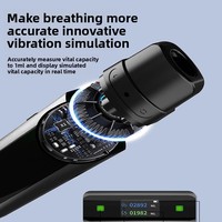 Appareil d'entraînement respiratoire intelligent sans fil pour tester la capacité pulmonaire et la résistance respiratoire
