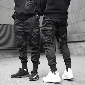<span class=keywords><strong>Salopette</strong></span> <span class=keywords><strong>Homme</strong></span> Automne Hiver Coupe Ample Hip Hop Taille Mi-Haute Jambes Larges Multi-Poches Velours Épais - Product Image 2