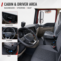 Camion tracteur lourd d'occasion SHACMAN M3000S 6x4 Euro 3 pour la logistique des matériaux de construction, tracteur Shacman 6*4 /8*4