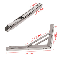 Support d'étagère pliable, 1 pièce, bricolage, mur métallique pliable, pour établi de travail, Table