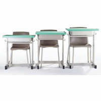 Solution Complète pour Projets Scolaires : Mobilier Scolaire Moderne d'Arabie Saoudite, Ensemble Bureau et Chaise Réglables pour Étudiants - Certifié ISO