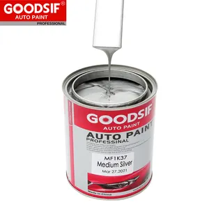 High Covering Power 1K Aluminium Silver Auto Paint Metallic Effect Automotive Repair Lacquer Car Paint
