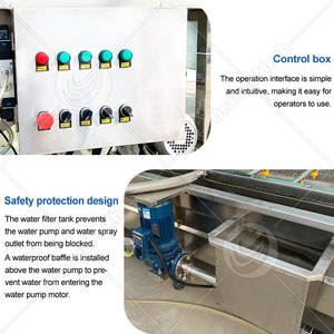 Ligne de lavage et de séchage de salades ORME, machine de traitement des patates douces, ligne de lavage des fruits et légumes - Product Image 3