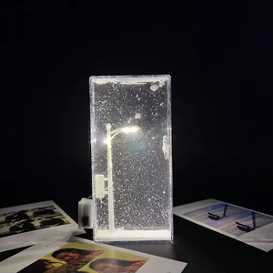 <b>Dropshipping</b> Products 2026 DIY Gift Snow Scene Street Light Simulation Handmade Material Desktop Decor <b>Dropshipping</b> Agent - Product Image 2