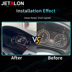 หน้าปัดดิจิตอล Navirider Virtual Cockpit สำหรับรถยนต์ BMW ซีรีส์ 3 รุ่น E90/E91/E92 ปี 2005-2012 ขนาด 12.3 นิ้ว จอ IPS แสดงผลความเร็วและแผงหน้าปัดแบบดิจิตอล พร้อมพอร์ต USB - Product Image 2