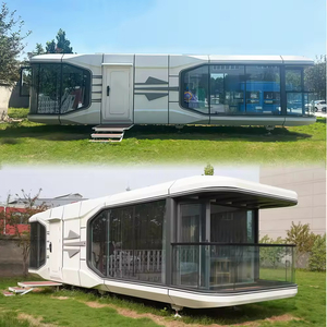 Cápsula Espacial Prefabricada Modular con Estructura de Acero Moderna, Diseño de Contenedor para Uso Hotelero - Product Image 4