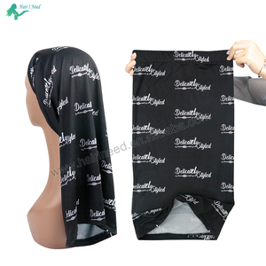 Logo personnalisé Long <span class=keywords><strong>Bonnet</strong></span> <span class=keywords><strong>de</strong></span> <span class=keywords><strong>nuit</strong></span> <span class=keywords><strong>pour</strong></span> dormir Tresses Doux Dreadlock Couvre <span class=keywords><strong>Nuit</strong></span> Casquettes <span class=keywords><strong>de</strong></span> sommeil Femmes Longs cheveux bouclés Locs - Product Image 4