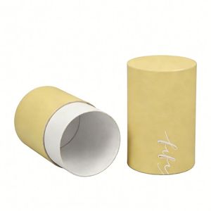 Boîte à bougies en carton rigide personnalisée, emballage de luxe en kraft pour bougies, boîtes personnalisées avec logo, tube en papier, boîte cadeau - Product Image 2
