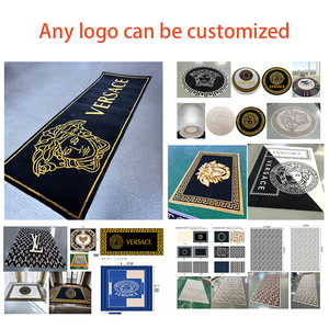 Lujosa alfombra Jacquard de gran área hecha a mano, corte duradero, fabricación de patrones personalizados comercial - Product Image 3