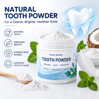 Poudre dentifrice au charbon actif 50g Menthe Élimination des taches Haleine fraîche Soin buccal Hydroxyapatite Probiotique Usine de dentifrice