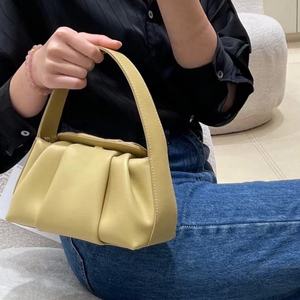 Bolsos de Mano de Cuero Genuino de Diseño Francés, Bolso de Cuero Marrón y Negro de Moda, Bolsos de Hombro de Lujo Portátiles para Mujer - Product Image 1