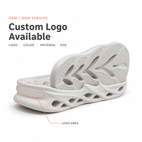Semelles de chaussures pour hommes et femmes, OEM ODM, en EVA moulé, logo personnalisé, semelle extérieure de course de marathon, amorti, retour d'énergie, vente en gros, usine