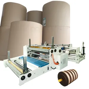Machine à refendre, rembobineuse à grande vitesse, 100 m/min Machine à refendre le papier pour rouleau de papier géant