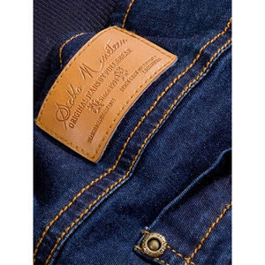 Button-Trim Stretch Waist Denim Pants <b>with</b> <b>Pocket</b> Boys Children's Pants & <b>Trousers</b> - Product Image 3