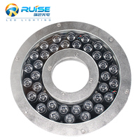 Projecteurs de fontaine flottants RISE RS-FT108W316X-B 24V DMX512 RGB RGBW 2700-6500K Température de couleur, qualité marine 316L