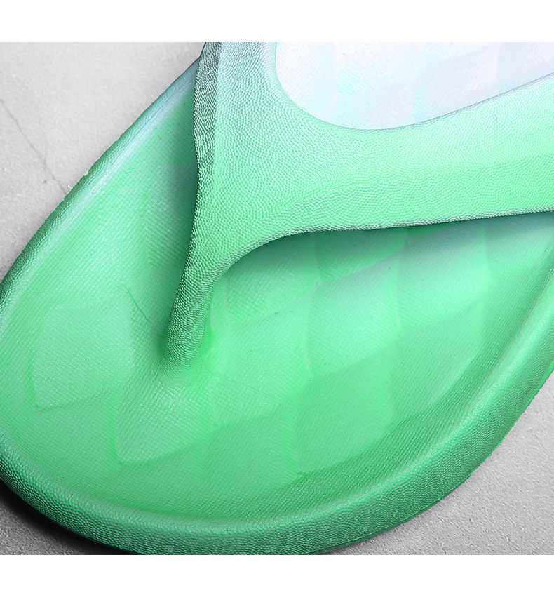 Fashion New Gradient Color EVA Men Filp Flops Slippers Foam Summer Beach Shoes